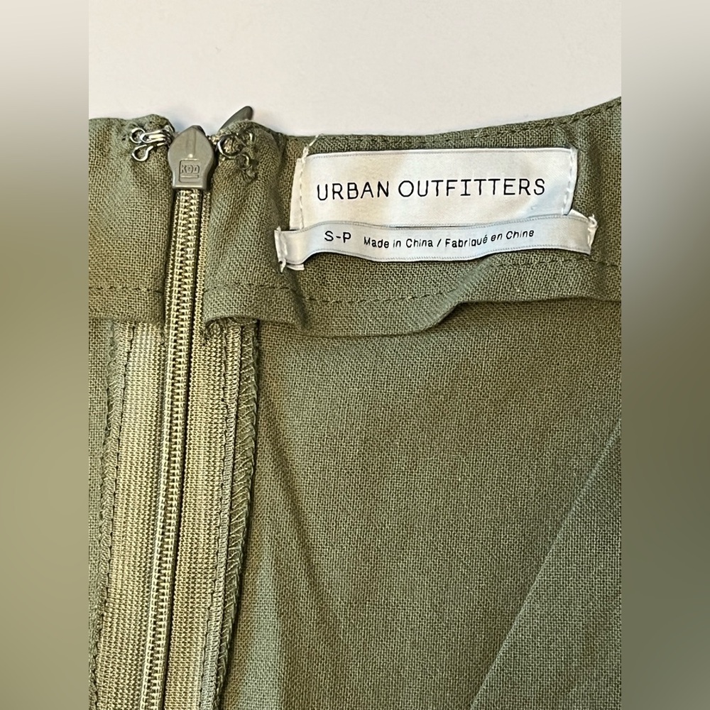 Urban Outfitters Sage Green Button Dress, size S - Picture 5 of 9